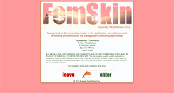 Desktop Screenshot of femskin.com