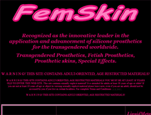 Tablet Screenshot of femskin.info